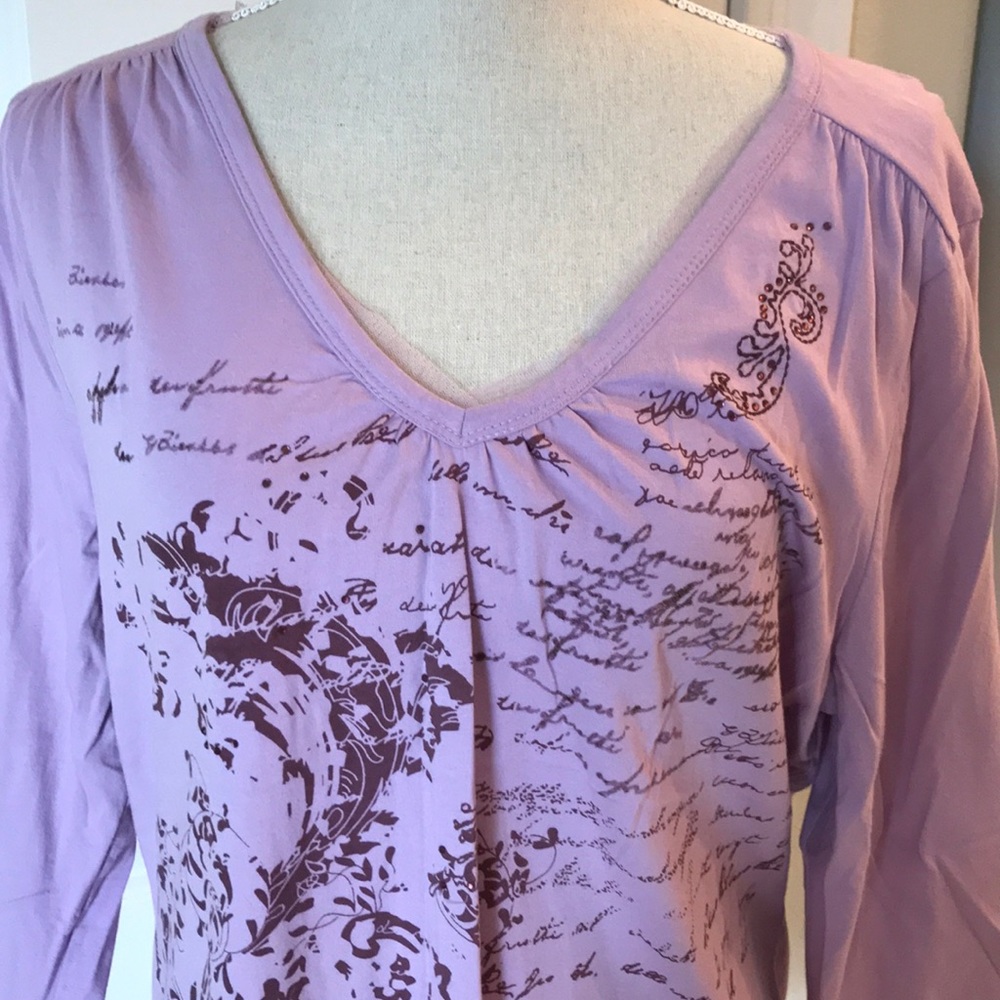 Style & Company Purple shirt.